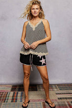 Load image into Gallery viewer, Black Lace Tank Top