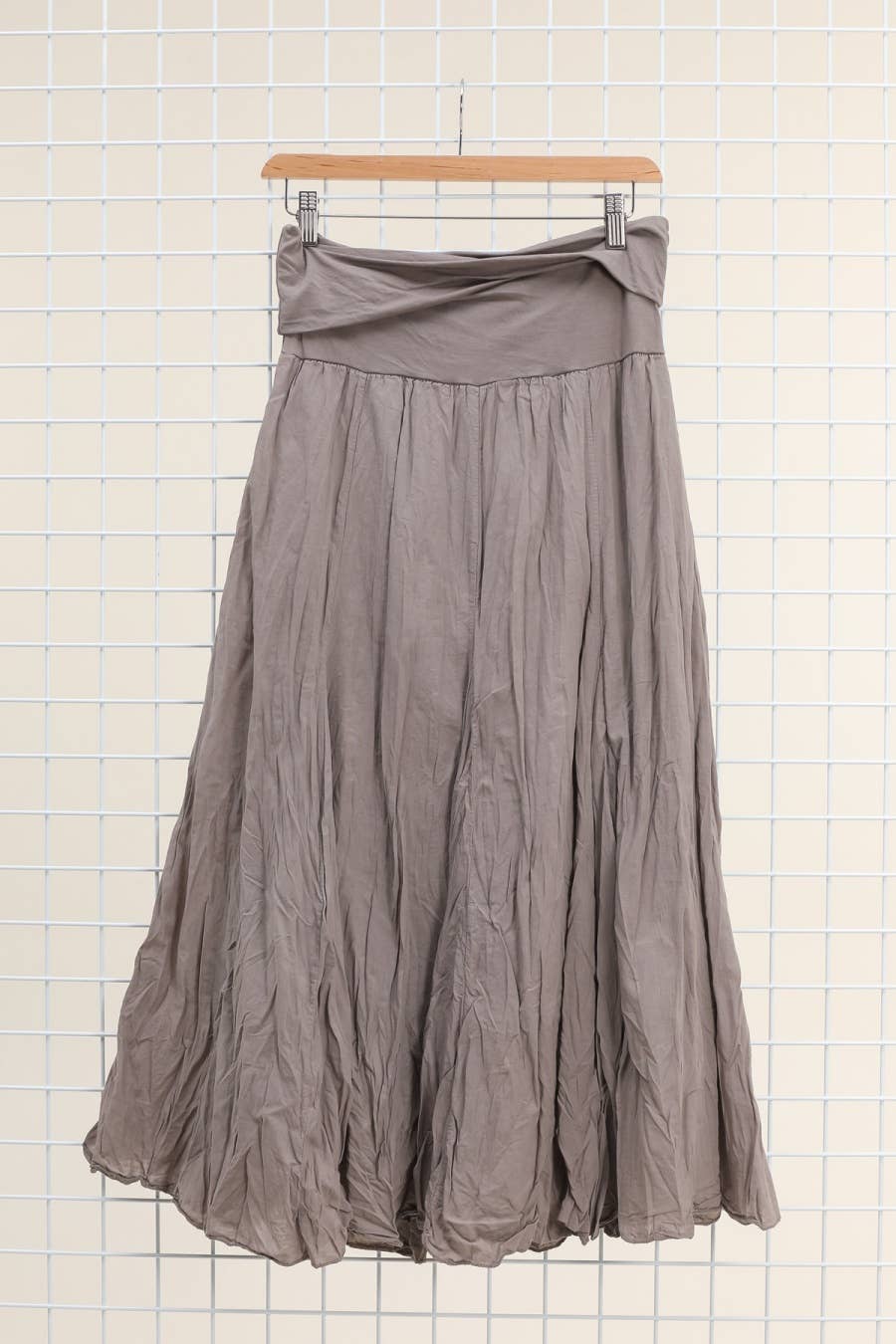 Italian Cotton Maxi Skirt