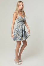 Load image into Gallery viewer, Tina TWIST FRONT CUT OUT WESTERN PRINT DRESS