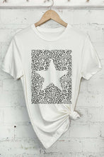 Load image into Gallery viewer, STAR LEOPARD GRAPHIC TSHIRTS