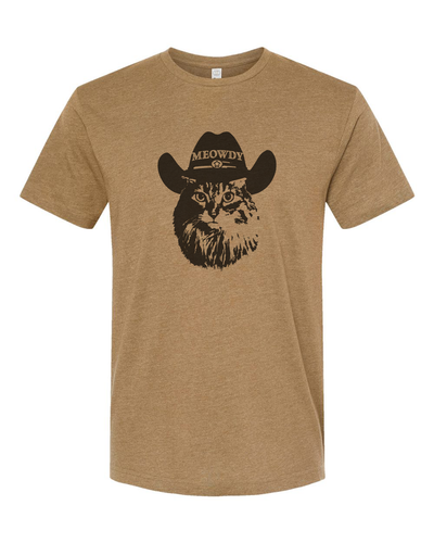 Meowdy Western Cat Adult Tee