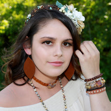 Load image into Gallery viewer, Wood Beaded Stretch Bracelet