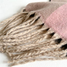 Load image into Gallery viewer, Mandy Cozy Long Fringe Wool Scarf