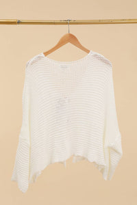 Oversized Cotton Knit Cardigan I