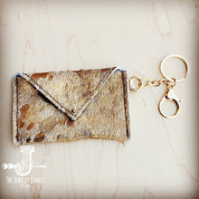 Load image into Gallery viewer, Women's Wallet - Hair on Hide, Brown and Gold