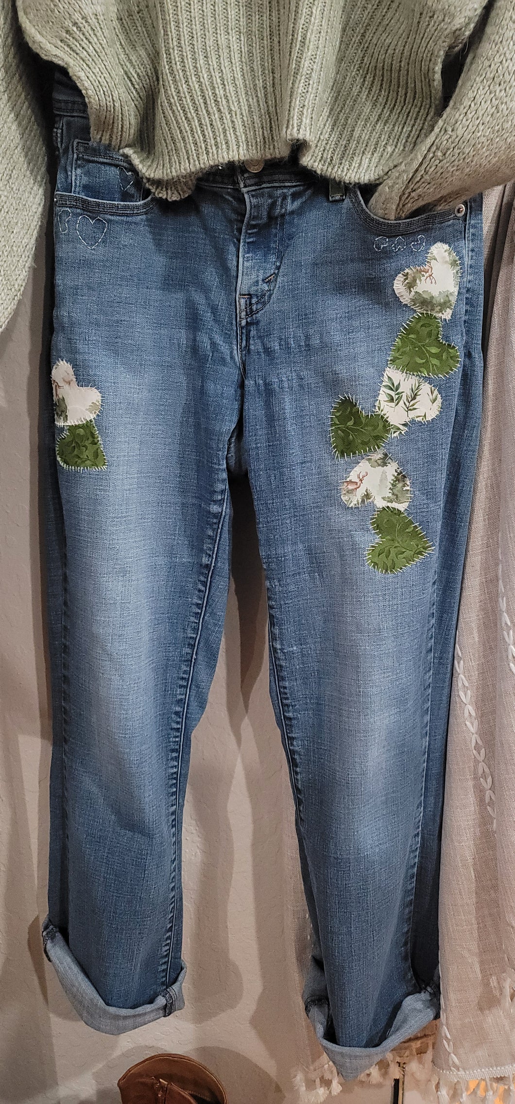 DIANA Upcycled One of a Kind Jeans