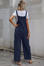 Load image into Gallery viewer, Wide Leg Overalls with Front Pockets