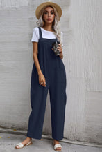 Load image into Gallery viewer, Wide Leg Overalls with Front Pockets