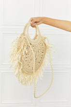 Load image into Gallery viewer, Fame Found My Paradise Straw Handbag